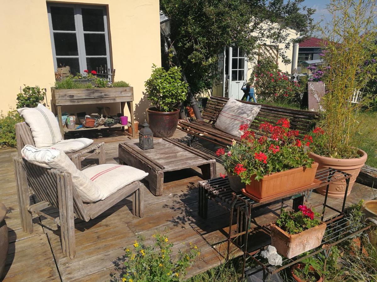 La Guinguette De Belleme Villa Bagian luar foto